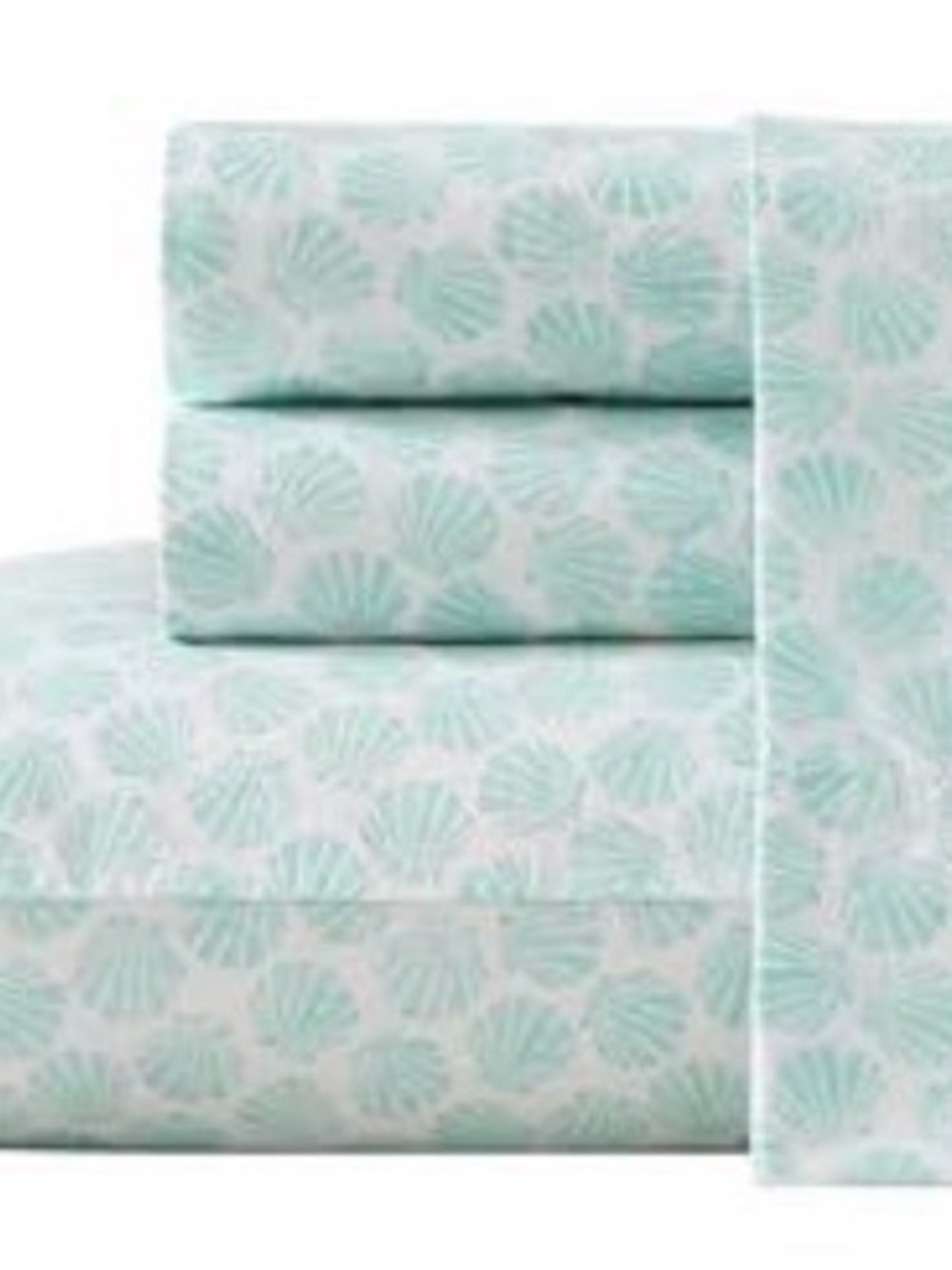ComfortShell Mint Shell-Print Sheet Set - Unbranded - Picture 1 of 3